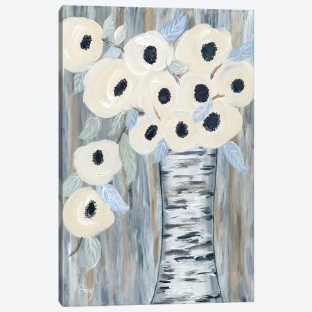 Blooming Birch Vase I Canvas Print #REB12} by Roey Ebert Canvas Wall Art