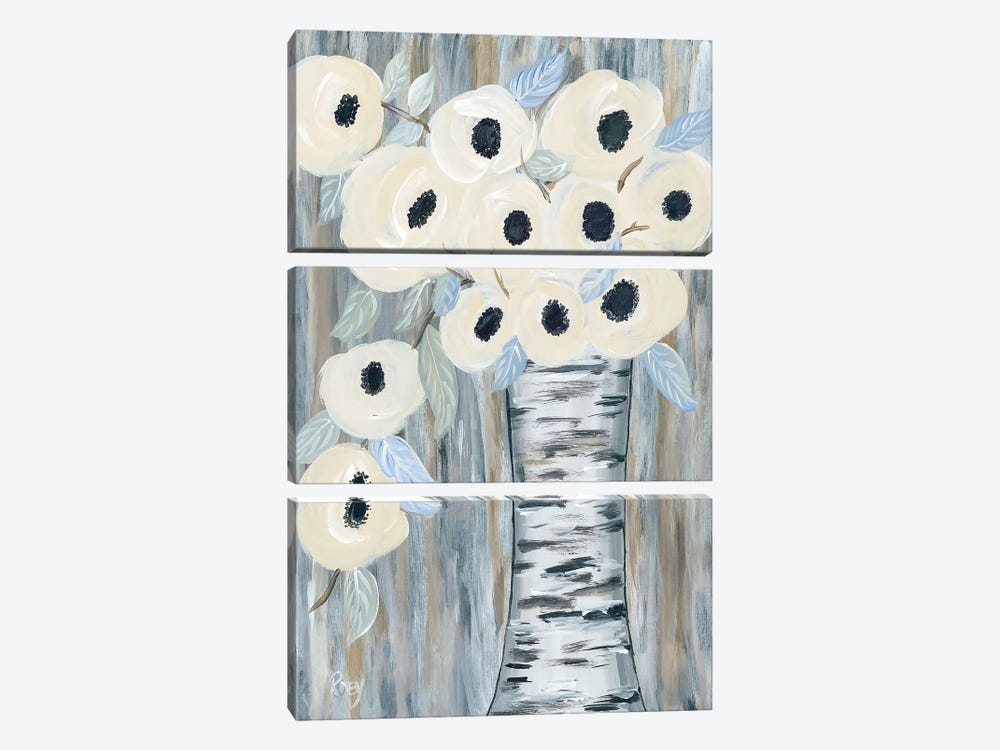 Blooming Birch Vase I 3-piece Art Print
