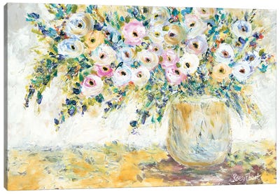 Bowlful of Roses Canvas Art Print