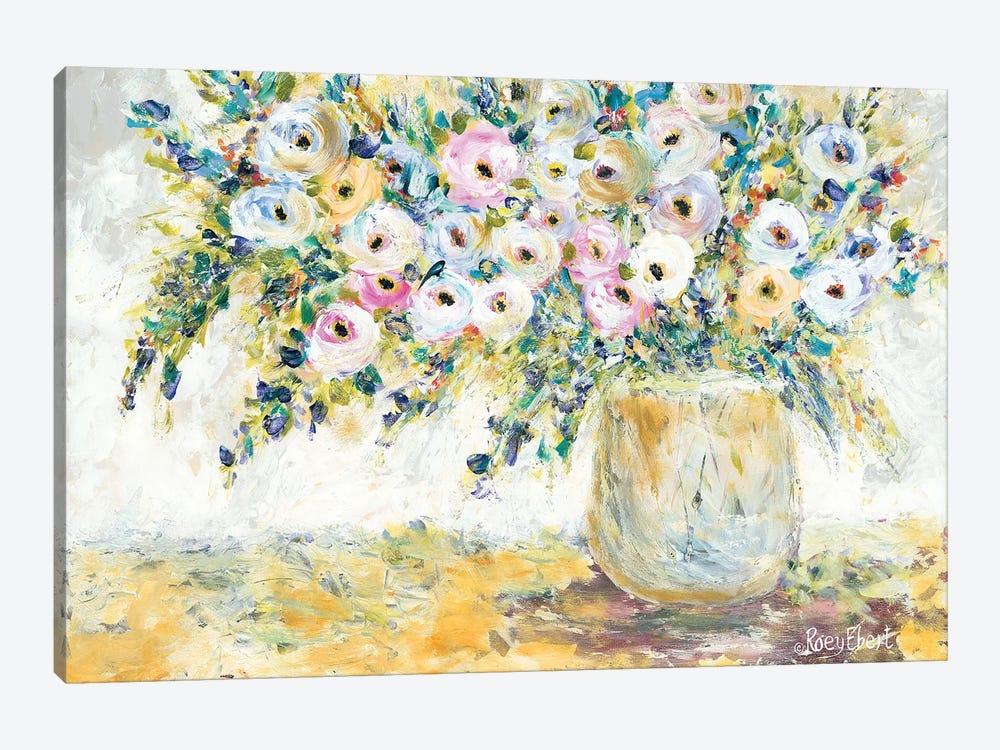 Bowlful of Roses by Roey Ebert 1-piece Art Print