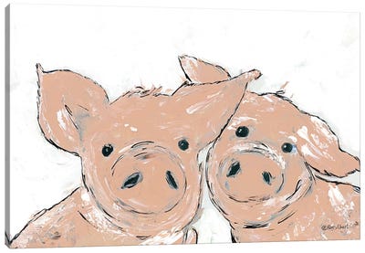 Pigs Canvas Art Print