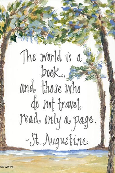 Travel St. Augustine by Roey Ebert art print