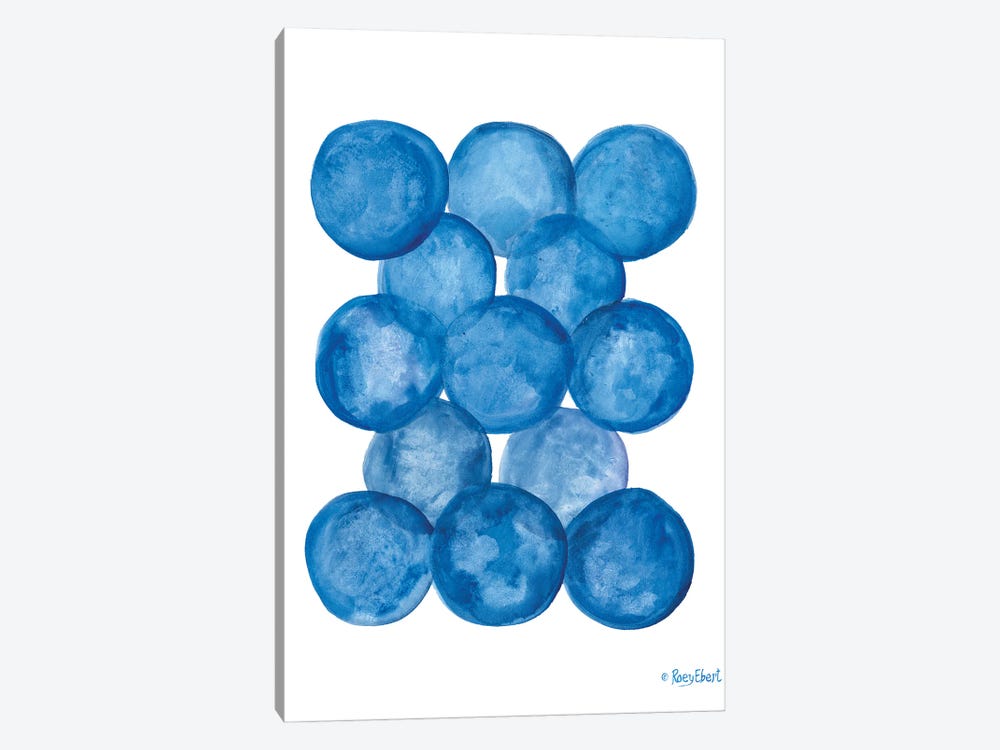 Aegean Blue Abstract III by Roey Ebert 1-piece Canvas Art Print