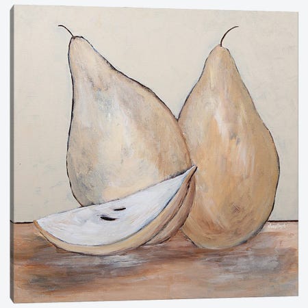 Pair Of Pears Canvas Print #REB63} by Roey Ebert Canvas Print