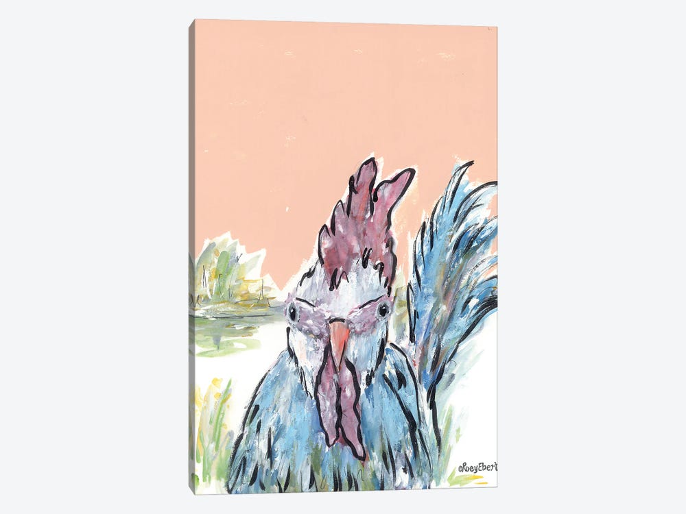 Cock-A-Doodle-Doo by Roey Ebert 1-piece Canvas Wall Art