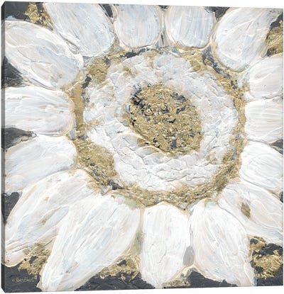 Golden Sunflower Canvas Art Print