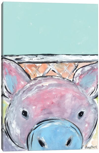 Oink Oink Canvas Art Print