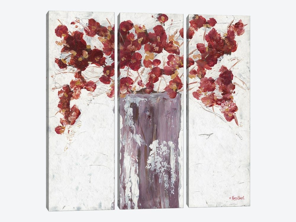 Autumn Blooms by Roey Ebert 3-piece Canvas Artwork