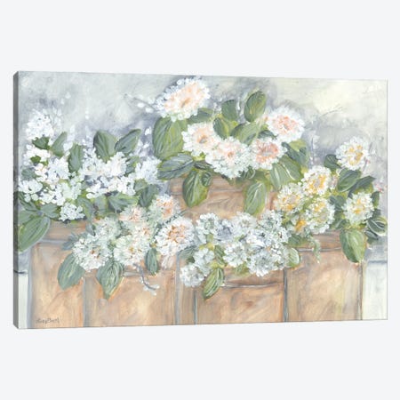 Windowsill Blooms Canvas Print #REB84} by Roey Ebert Canvas Art