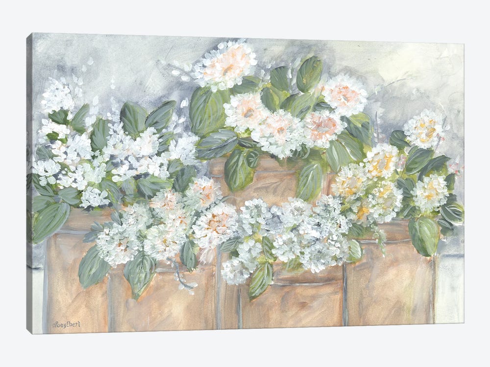 Windowsill Blooms by Roey Ebert 1-piece Canvas Art