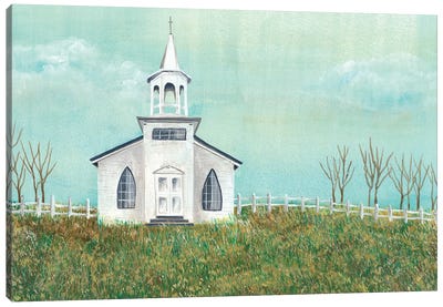 Country Church I Canvas Art Print - Regina Moore
