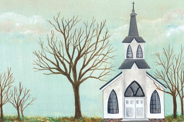 Regina Moore: Country Church II by Regina Moore