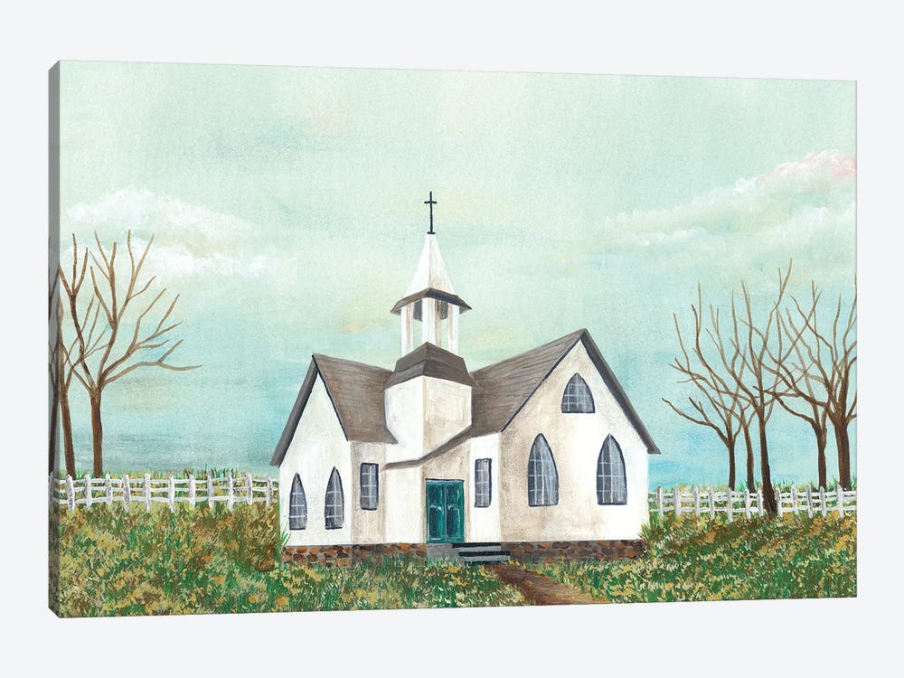 Country Church III by Regina Moore 1-piece Art Print