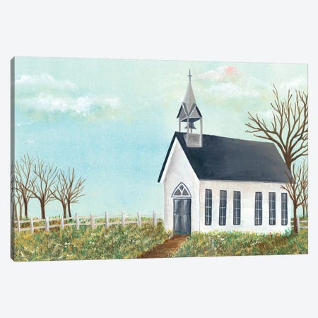 Country Church IV Canvas Print #REG106} by Regina Moore Canvas Art