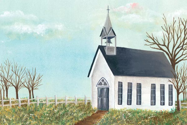 Places Of Worship: Country Church IV by Regina Moore