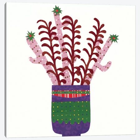 Cheerful Succulent II Canvas Print #REG11} by Regina Moore Canvas Print