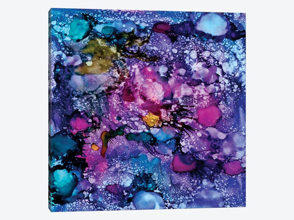 Purple Outburst II by Regina Moore 1-piece Canvas Artwork