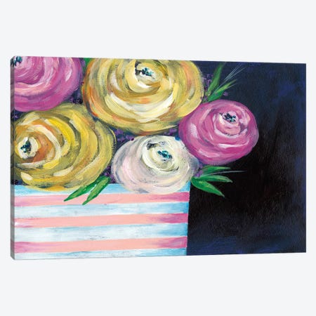 Cotton Candy Floral II Canvas Print #REG139} by Regina Moore Canvas Art