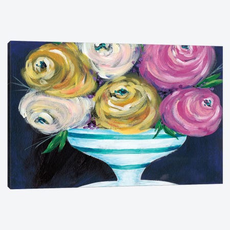 Cotton Candy Floral III Canvas Print #REG140} by Regina Moore Canvas Art Print