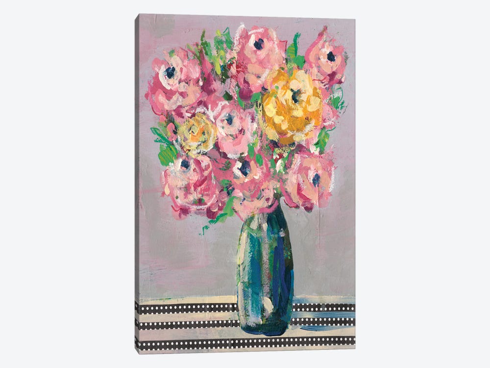 Feisty Floral I 1-piece Canvas Art