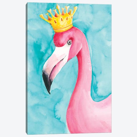 Flamingo Queen I Canvas Print #REG188} by Regina Moore Art Print