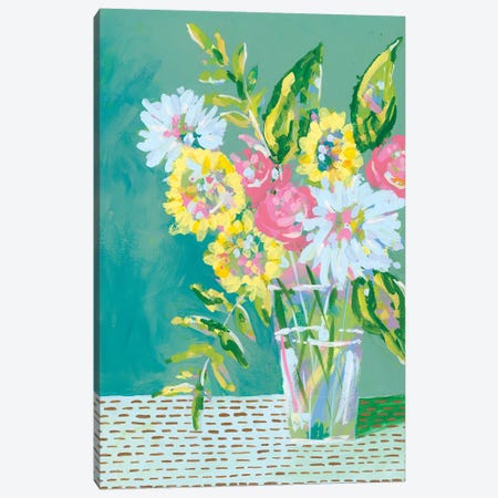 Pastel Blossoms I Canvas Print #REG225} by Regina Moore Art Print