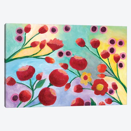 Jambalaya Floral I Canvas Print #REG270} by Regina Moore Canvas Print