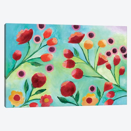 Jambalaya Floral III Canvas Print #REG272} by Regina Moore Art Print