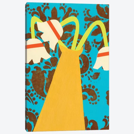 Graphic Vase V Canvas Print #REG300} by Regina Moore Art Print