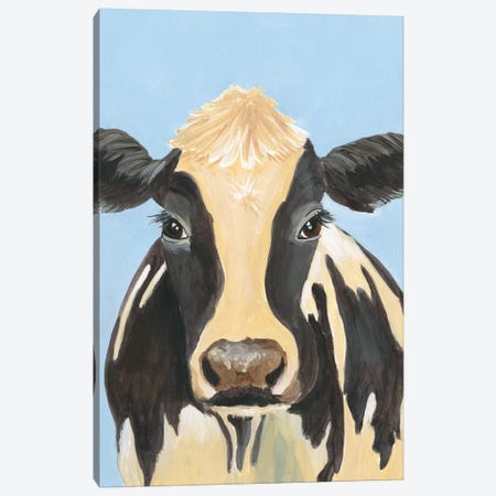 Cow-don Bleu II Canvas Print #REG309} by Regina Moore Canvas Art Print