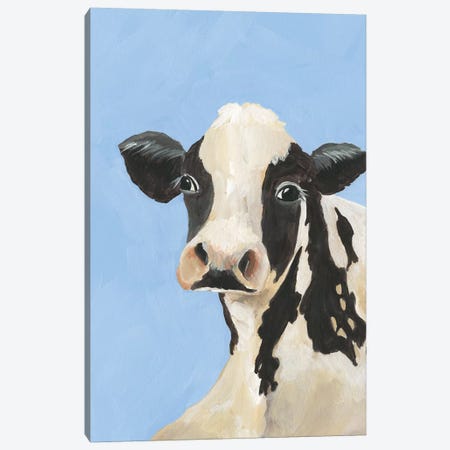 Cow-don Bleu III Canvas Print #REG310} by Regina Moore Canvas Art