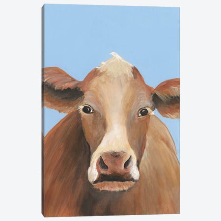 Cow-don Bleu IV Canvas Print #REG311} by Regina Moore Canvas Wall Art