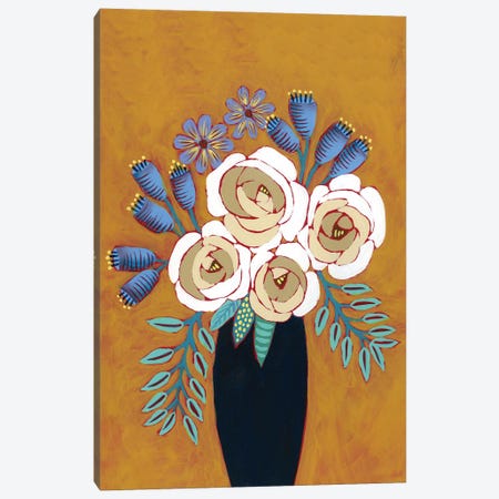 Neutral Blume I Canvas Print #REG348} by Regina Moore Canvas Art Print