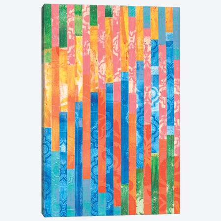 Quilted Monoprints V Canvas Print #REG34} by Regina Moore Canvas Wall Art