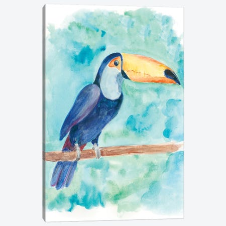 Sweet Tropical Bird I Canvas Print #REG36} by Regina Moore Canvas Artwork