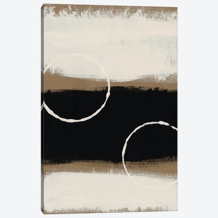Neutral Rings I Canvas Print #REG397} by Regina Moore Canvas Print