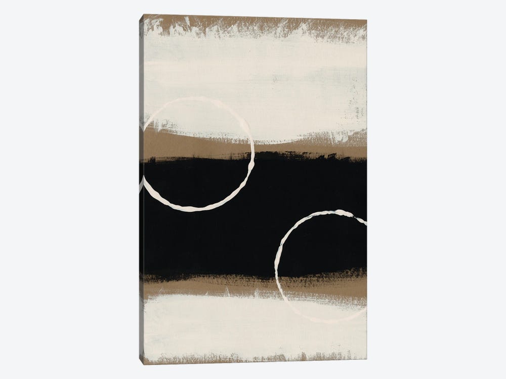 Neutral Rings I by Regina Moore 1-piece Canvas Print