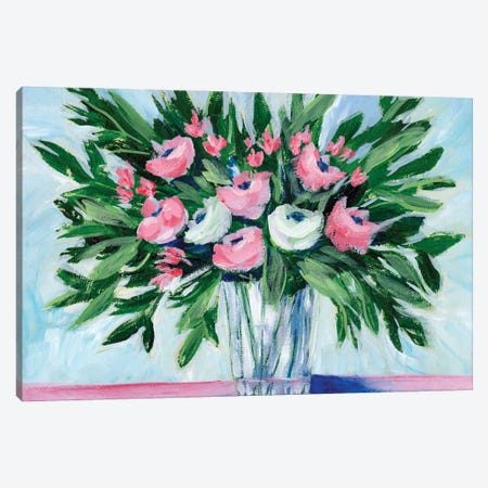 Rosy Bouquet II Canvas Print #REG402} by Regina Moore Canvas Artwork