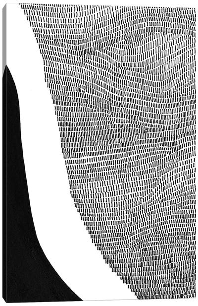 Black & White Abstract I Canvas Art Print - Regina Moore