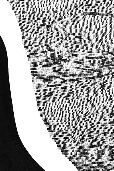 Abstract: Black & White Abstract I by Regina Moore