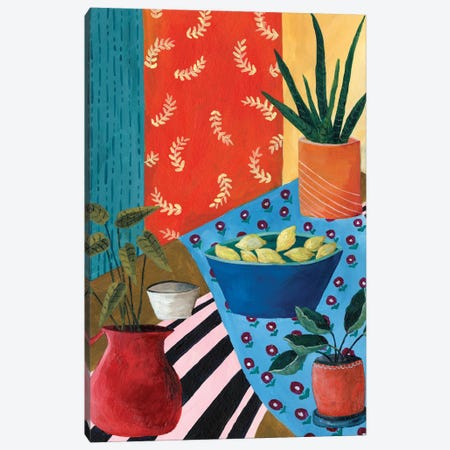 Colorful Tablescape I Canvas Print #REG430} by Regina Moore Canvas Art Print