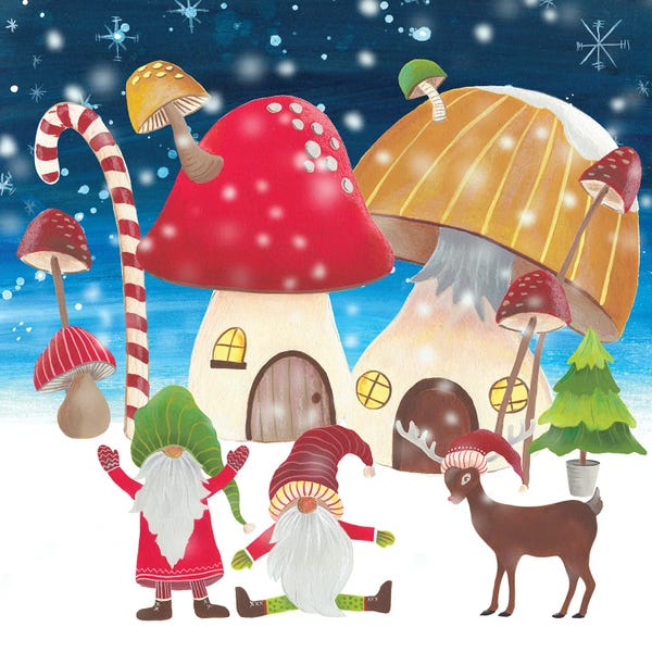 Regina Moore: Christmas Gnomes II by Regina Moore