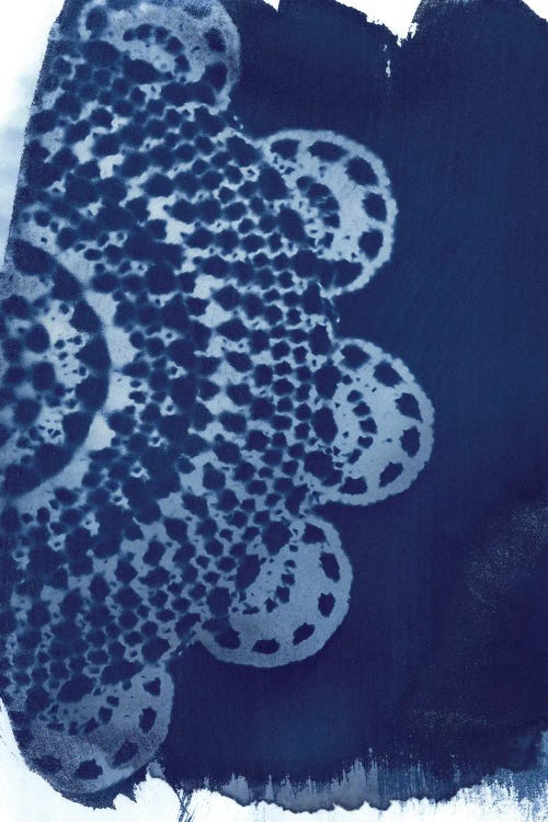 Cyan Doily II by Regina Moore wall art