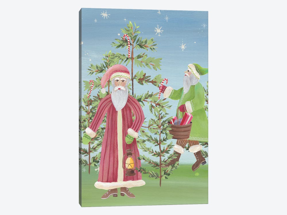 Folksy Father Christmas I by Regina Moore 1-piece Canvas Print