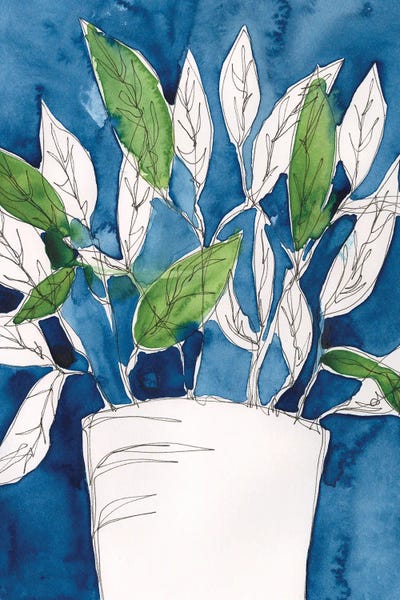 Green Leaves In Pots I