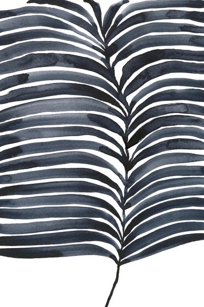 Regina Moore: Indigo Fronds I by Regina Moore