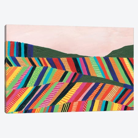 Rainbow Fields I Canvas Print #REG500} by Regina Moore Art Print
