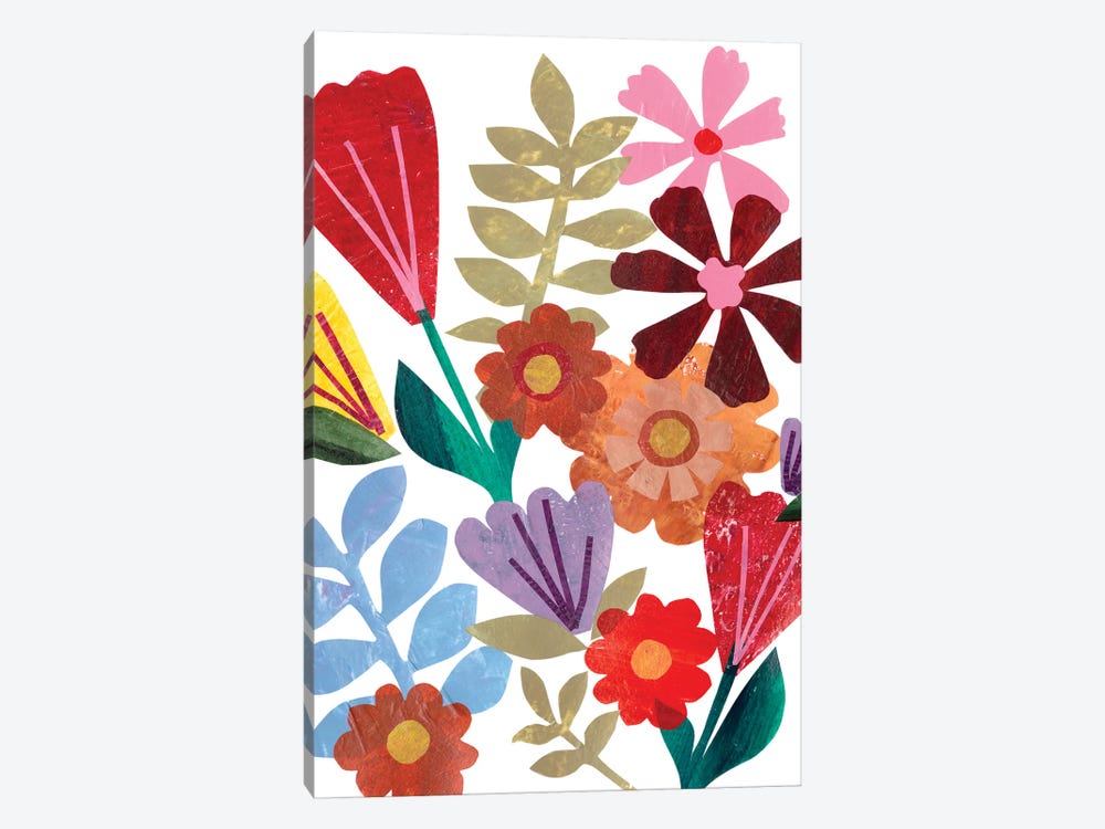 Bright Floral I 1-piece Canvas Wall Art