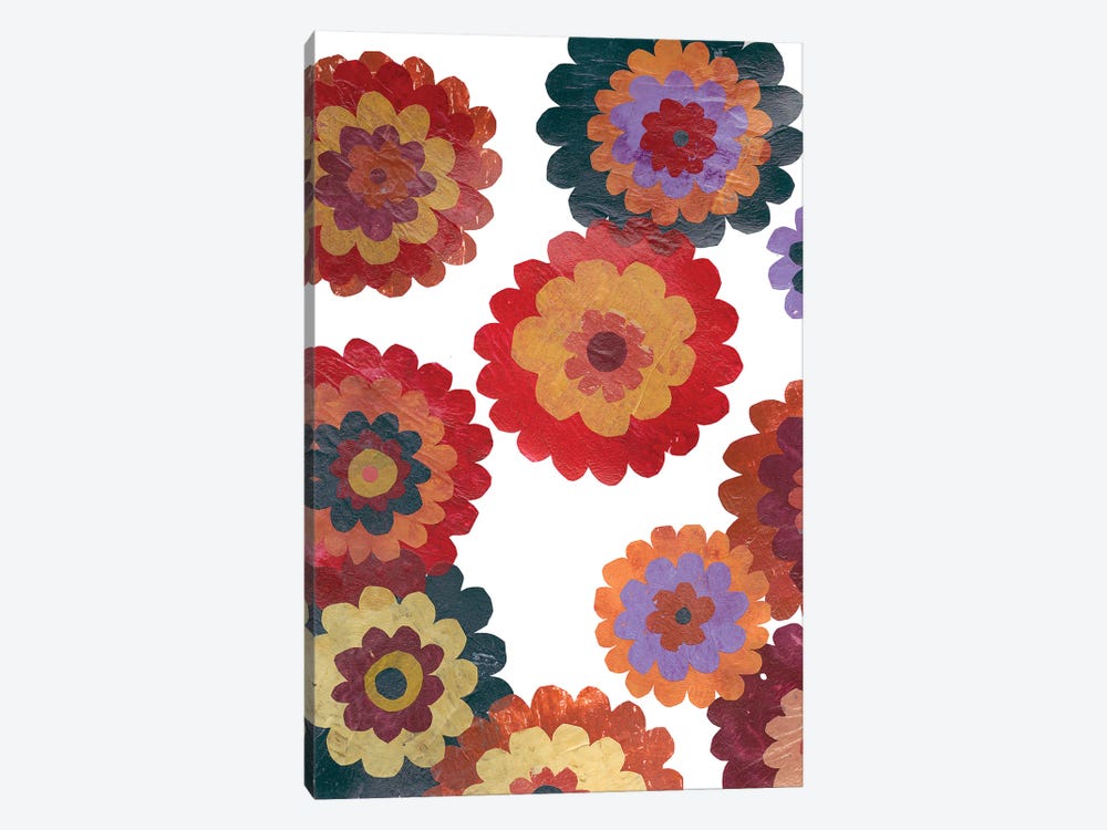 Scattered Blooms I by Regina Moore 1-piece Canvas Artwork