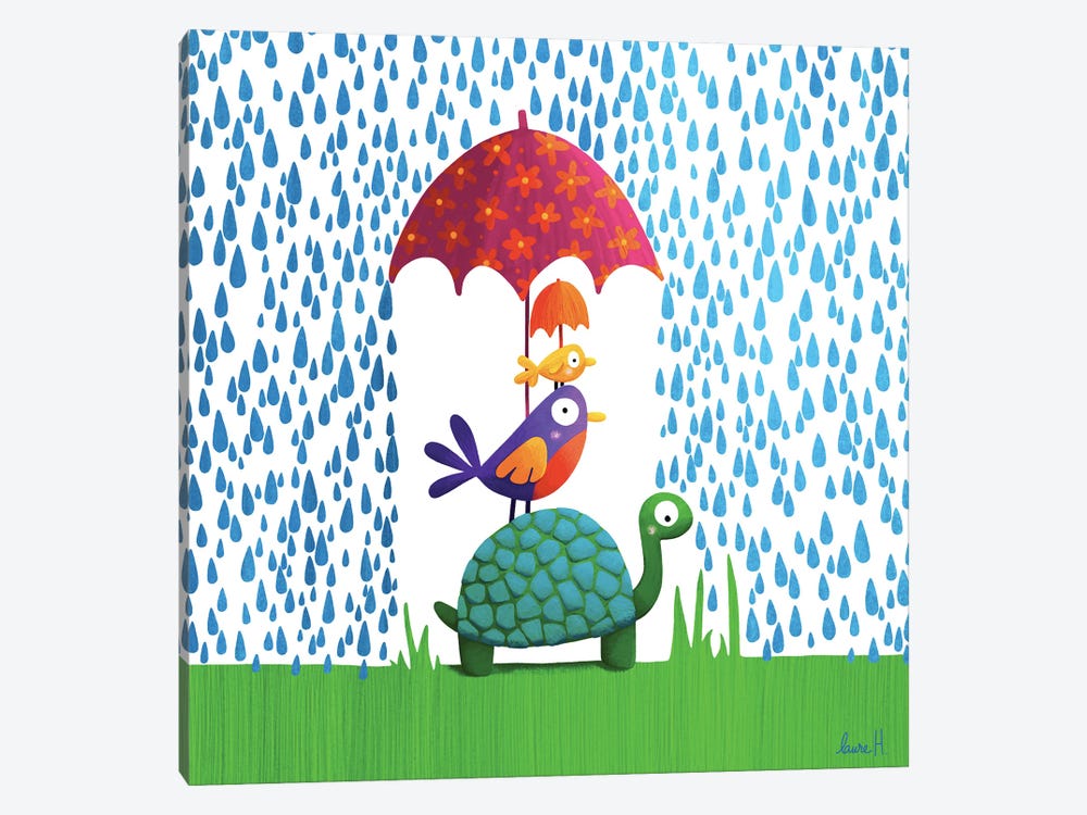 Rainy Day by LaureH 1-piece Canvas Art Print
